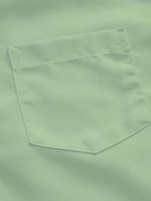 Manfinity Mode Chemise à manches longues unie décontractée pour hommes, chemises habillées sur mesure pour hommes, coupe slim, chemise décontractée pour hommes, chemises habillées pour hommes, chemise verte pour hommes, chemise verte, chemise vert citron en coton, chemises unies, chemise ajustée pour hommes, pour l'automne