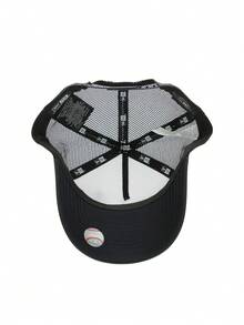 Team Block New York Yankees MLB Unisex Trucker Cap White - White - View 3