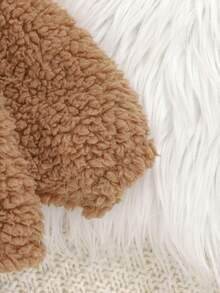 Cozy Pixies Newborn Baby Girl Cartoon Bear Hooded Long Sleeve Jacket Coat, Thick Thermal Lining Fall Winter