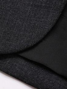 Livesso 女士休闲圆领背心套装，适合通勤和秋季商务穿着 - 灰色 - 查看 7