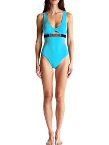 Calvin Klein Women's Swimsuit Blue - Blue - View 3