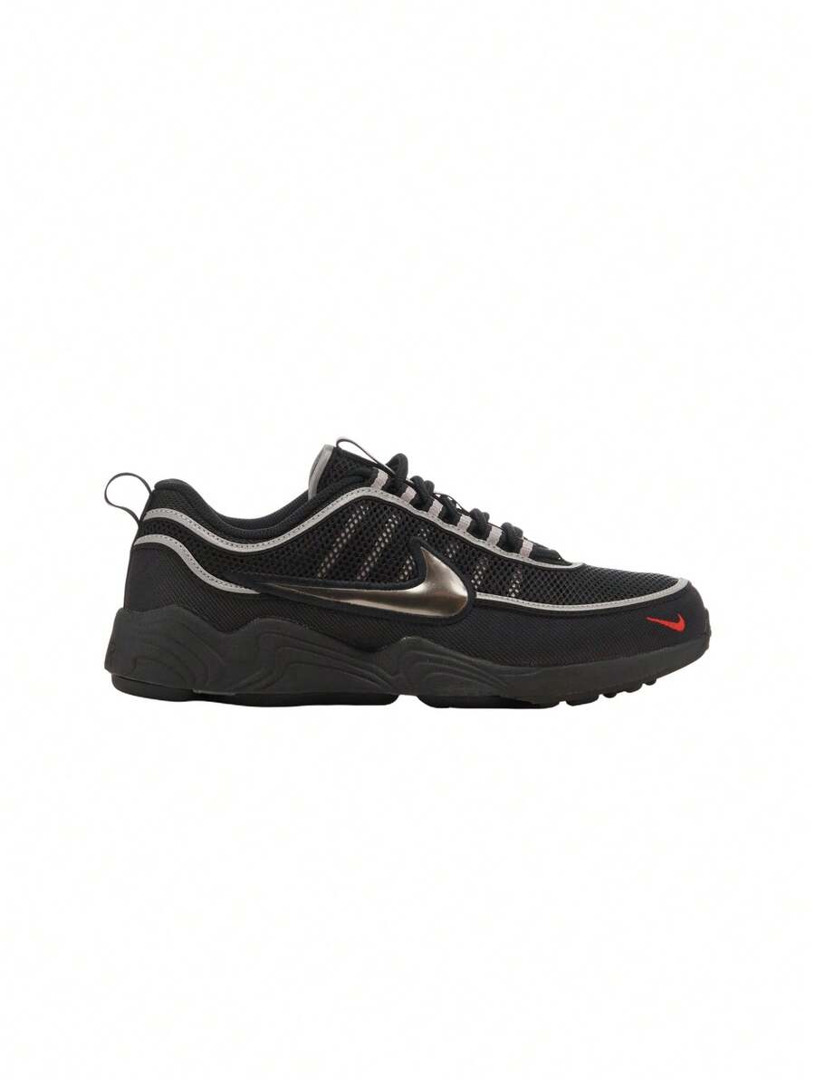 Nike Air Zoom Spiridon Men's Sneakers Black HF9117 - Black/Metallic Silver - View 1