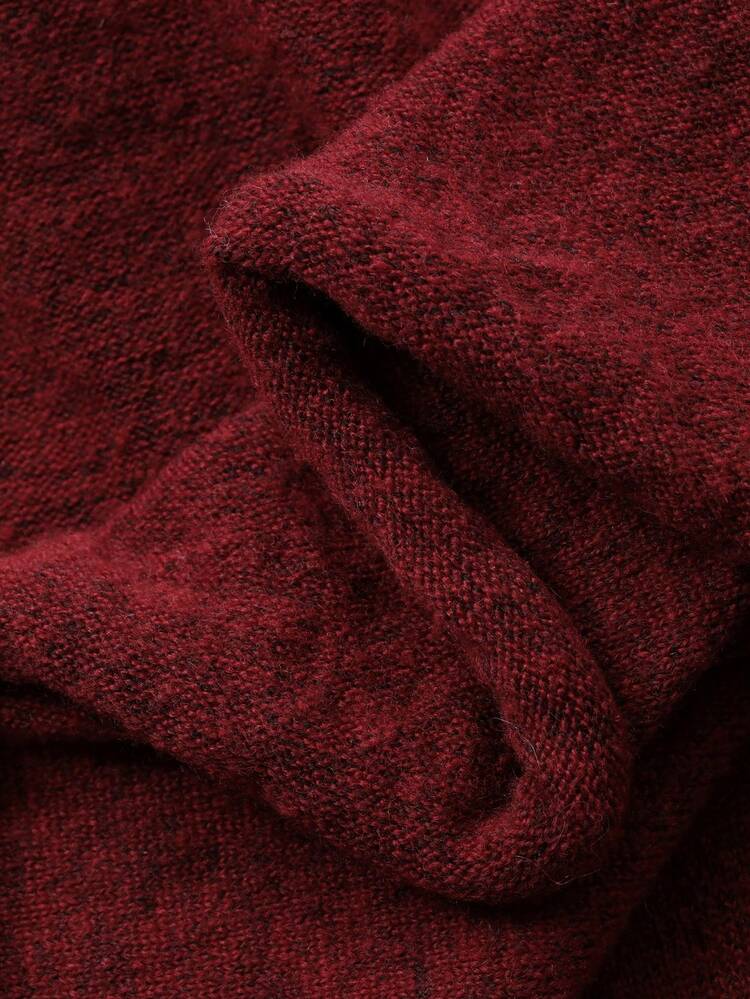 Women's Elegant Solid Color Off Shoulder Sweater, Autumn