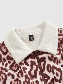 ROMWE MEN Street Life Men's Fashionable Leopard Print Vest, Autumn/Winter