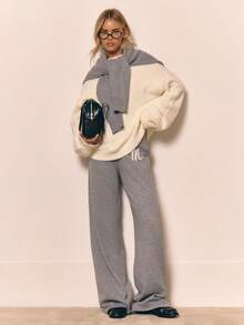 MUSERA Fluffy Knit Oversized Crew Neck Jumper Autumn Winter Fall Loungewear Cosy Christmas  Work Cute Elegant Casual Evening