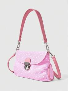 ROMWE Kawaii Bolsos de hombro para mujer - Rosa - Ver 2