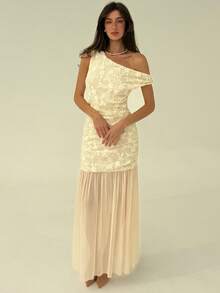 Aloruh Women Maxi Dresses - Apricot - View 5