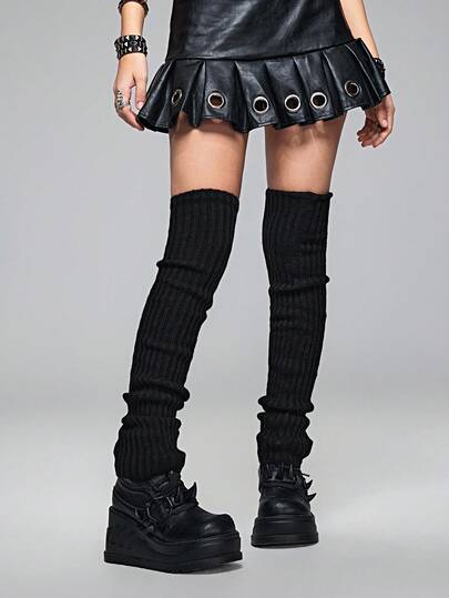 Kawaii Weiße Damen Stulpen