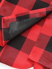 Calvornis Men's Plaid Print Long Sleeve Suit Jacket And Pants Set,2 Pieces Slim Fit Casual Leisure Suits,Red And Black,Summer,Elegant,Party,Christmas Costumes - Red - View 5