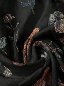 EMERY ROSE 女士休闲秋季度假衬衫 - 黑色 - 查看 3