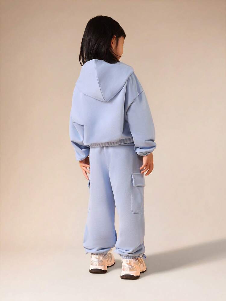 Zip Through Hoodie And Sweatpant Set