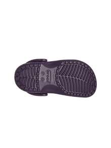 Crocs CLASSIC CLOG Kids' Clogs Flexible Cushioned Lightweight Shopping Daily Weekend Purple 210721-5AT - Violet Purple - View 3