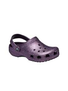 Crocs CLASSIC CLOG Kids' Clogs Flexible Cushioned Lightweight Shopping Daily Weekend Purple 210721-5AT - Violet Purple - View 2