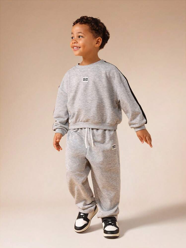 Crew Neck Sweatshirt With Jogger Set