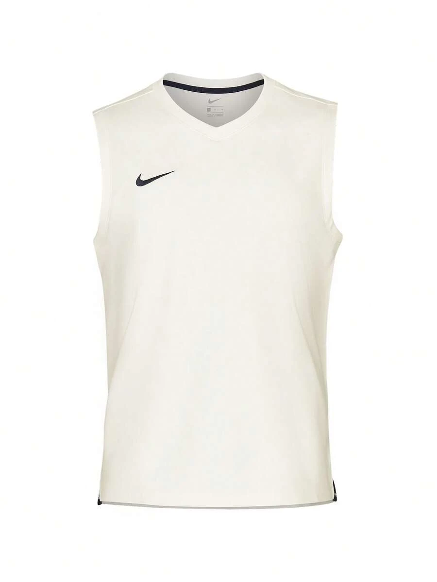 Nike Men's Sports Knitted Vest White - White - View 1