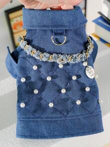 PETSIN 1 قطعة ملابس عالمية للقطط والكلاب الصغيرة، جاكيت مريح للخريف المبكر، ملابس خارجية للربيع والخريف والشتاء