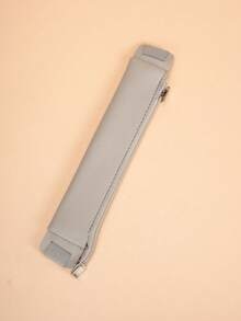 1 pieza Estuche de bolígrafo de cuaderno de PU con banda ajustable, bolsa con cremallera y elástica para bolígrafos, estuche para cuadernos, diarios, planificadores y libros, funda de unicolor para cuaderno de bolígrafo, portabolígrafos, regreso a la escuela (varios colores disponibles)