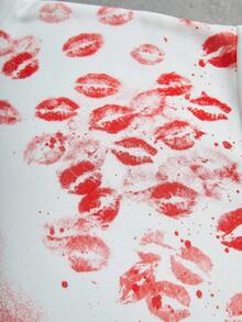 STEELVANCE Men's Random Print Hooded Long Sleeve Sweatshirt