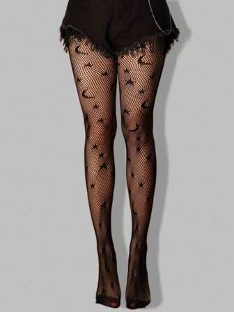 Goth Collant in rete a motivo ragnatela, Ognissanti