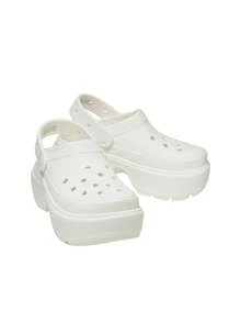 Crocs Stomp Women's Clog White CR209347 - White - View 2