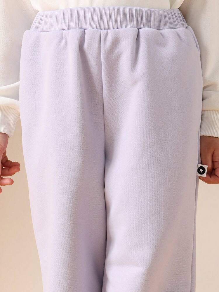 Hoodie With Wide Leg Jogger Set