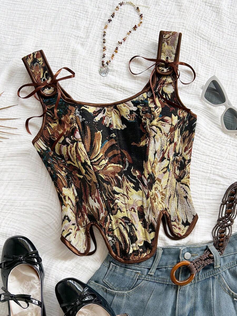 Soleia 女士背心和吊带背心。派对 - 彩色 - 查看 1