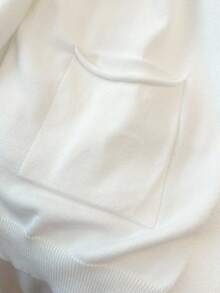 Regalyn 3pcs Plus Size Women Casual Elegant French Style Knit Cardigan, Top And Pants Set