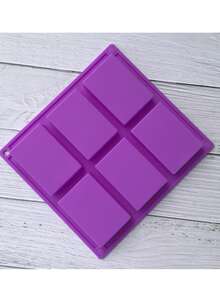 Molde de silicona antiadherente de alta calidad - Moldes rectangulares reutilizables para hacer barras de jabón de bricolaje, suministros de baño y belleza caseros, herramientas de fabricación de jabón hechas a mano de fácil desmoldeo - Rosa