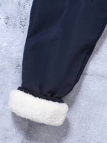 Vacaura Chaqueta bomber casual de moda con bolsillo de carga a rayas blancas para adolescentes varones, corte holgado, cómoda, versátil, adecuada para otoño, primavera, invierno, uso diario, ir y venir, al aire libre, deportes, escuela, ropa urbana, fiesta, fotografía - Azul Marino - Ver 4