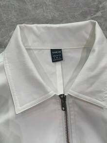 Lyxana Women's Casual Versatile Commuter Solid Color Lightweight Jacket