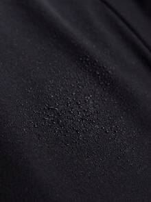 Men's Letter Print Zip Front Jacket Vest - Black - View 6