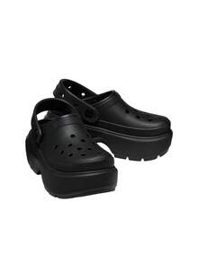 Crocs Stomp Unisex Clog Black CR209347 - 黑色 - 查看 2