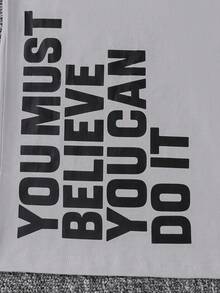 Vacaura 3 件套青少年男孩休闲字母印花圆领长袖 T 恤，适合秋冬季休闲、街头、通勤、分层穿着 - 彩色 - 查看 5