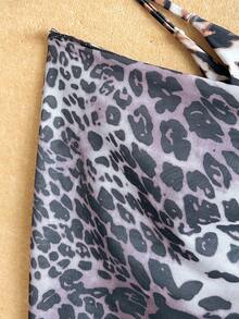 SHEIN Swim Summer Beach Women's Sheer Chiffon Beach Cover Up For Swimwear - Multicolor - View 5