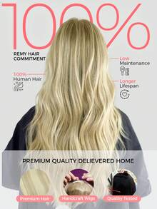 SMART&MATCH Clip In Hair Extensions Real Human Hair, Remy Human Hair Extensions Clip Ins For Women, Natural Human Hair, 14-20 Inch 2 Packs (4pcs+7pcs) - S18/613 - View 8