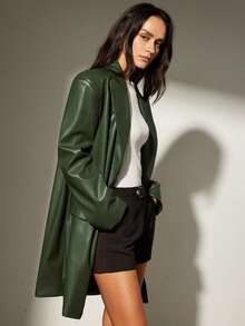 Aveloria Modichic 皮夹克，欧美风皮革休闲西装外套