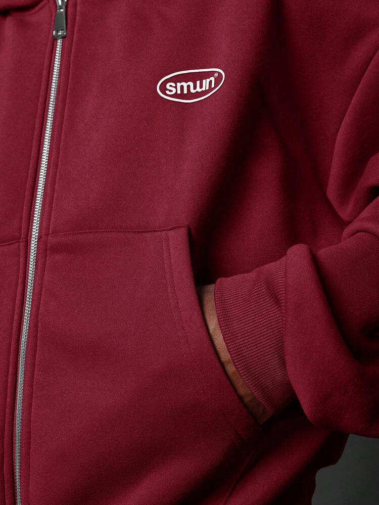 Zip Up Hoodie With Hood And Pocket