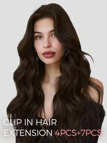 SMART&MATCH Clip In Hair Extensions Real Human Hair, Remy Human Hair Extensions Clip Ins For Women, Natural Human Hair, 14-20 Inch 2 Packs (4pcs+7pcs) - S2 - View 5