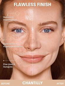 SHEGLAM Lock & Go Long-Lasting Cushion Foundation-Chantilly Brand Beauty Makeup Face Paint Cosmetic For Women Girls Perfect For Winter Spring Ideal For Y2K Fancy Fashion Suitable For Birthday Gift Party Ready Best Color - Chantilly - View 3