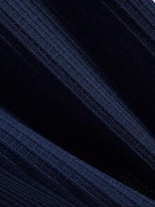 Manfinity Homme Plus Size Men's Plain Color Short Sleeve Single-Breasted Pocket Jacket - Royal Blue - View 5