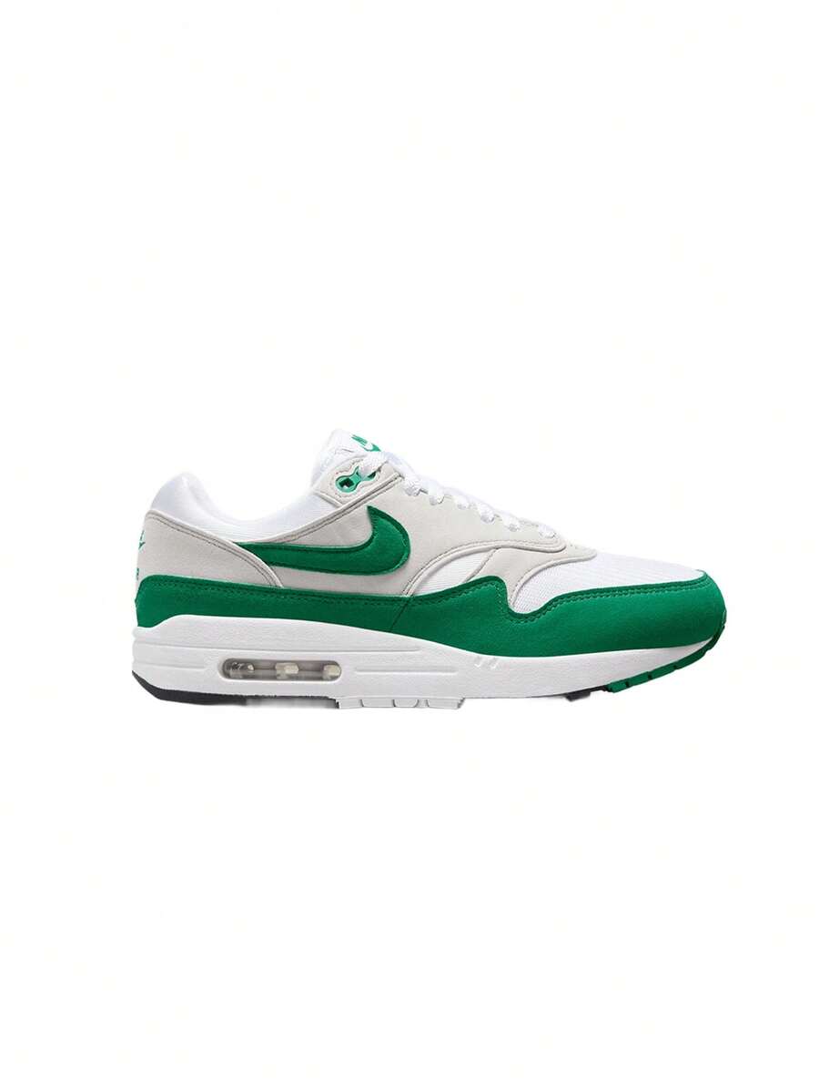 Nike Air Max 1 '87 Women's Sneakers Neutral Grey / Malachite DZ2628 - Neutralgrau/Weiß/Schwarz/Malachit - Übersicht 1
