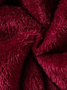 女童可爱印花保暖内衬拉链夹克，秋冬 - 彩色 - 查看 5