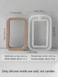 Unique Arched Rectangular Round Hydroponic Gypsum Hollow Flower Vase Silicone Mould - DIY Hydroponic Vase Resin Mold For Asymmetric Plant Vase, Home Decor, And Creative Gardening Projects - Reusable, And Easy To Use Silicone Mold For Various Plant Shapes And Sizes