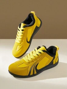 CUCCOO EASI Women's Sneakers New Autumn/Winter Plush Skateboard Shoes, Internal Heightening Racing Shoes