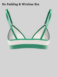 Comfortable Unpadded Wireless Bra For Women - White - View 8