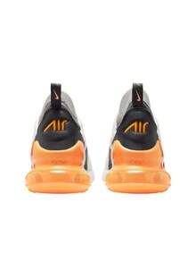 Nike Air Max 270 Men's Sneakers Summit White / Laser Orange AH8050 - White - View 5