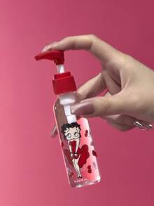 Betty Boop x SHEIN 4 件装 60/40 毫升便携式透明塑料空瓶套装，旅行必备，喷雾瓶，适用于客厅、卧室、浴室等家居环境，旅行好物，喷雾细腻，防漏，可重复使用，适用于化妆品、精油、洗发水、洗手液和防晒霜，低过敏性，2.1/1.4 盎司，包含 1 个按压瓶、2 个喷雾瓶和 1 个乳液瓶，礼品之选，派对、节日、情人节皆宜。 - 紅色 - 查看 5