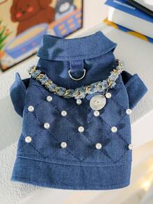 PETSIN 1 قطعة ملابس عالمية للقطط والكلاب الصغيرة، جاكيت مريح للخريف المبكر، ملابس خارجية للربيع والخريف والشتاء