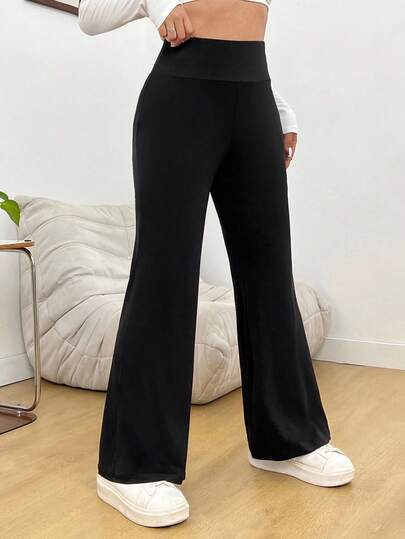 Solflare Plus Solid Flare Leg Sweatpants