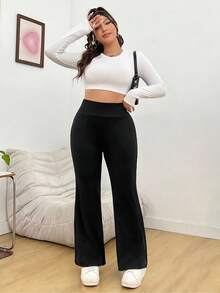 Solflare Plus Solid Flare Leg Sweatpants